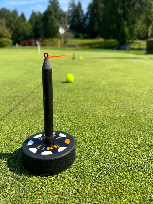 Putt Line Training and Alignment Aid - Improve your Putting and Lower Your Golf Scores - Putt Line Golf