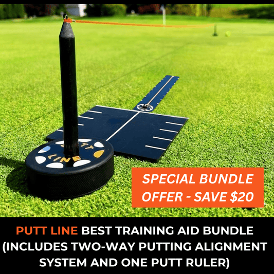PUTT LINE BEST PUTTING TRAINING AID BUNDLE - Putt Line Golf